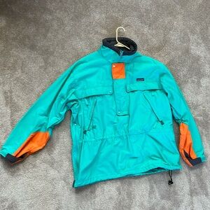 Vintage Patagonia circa 80s pull on shell ski coat